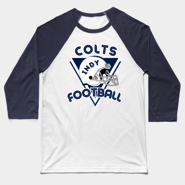 Indianapolis Colts Vintage Style Baseball T-Shirt by Borcelle Vintage Apparel 